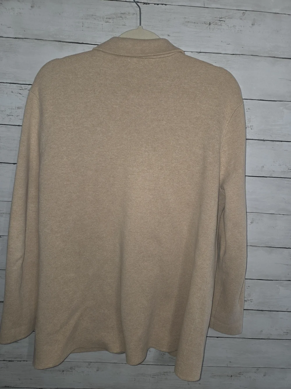 J. Crew Tan Camel Knit One-Button Blazer